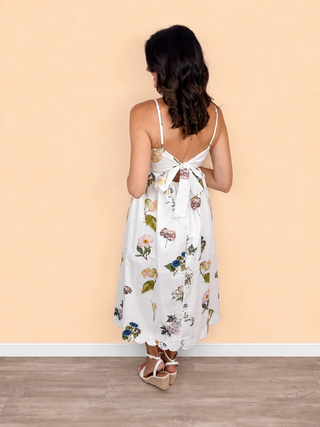 Sweet Escape Midi Dress (Ivory)