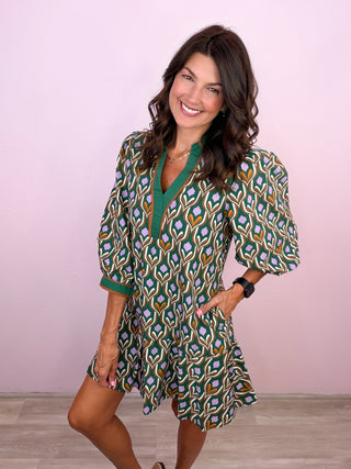 Own The Day Dress (Green)