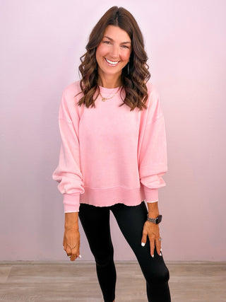 The Everyday Essential Sweatshirt - Pink
