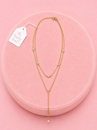 Golden Glow Layered Necklace