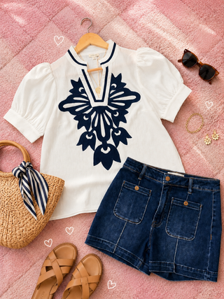 Signature Touch Top (Ivory)