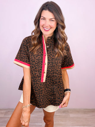 Wild Card Top (Brown)