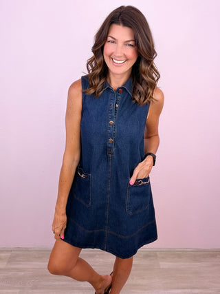 Easy Living Dress (Denim)