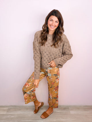 LOVESTITCH® Cozy Charm Chenille Sweater