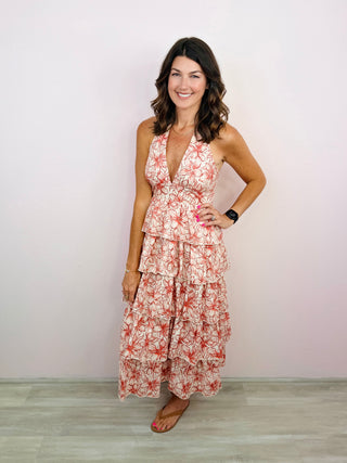Garden Escape Halter Midi