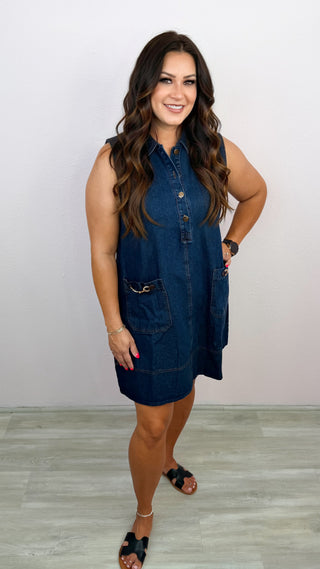 Easy Living Dress (Denim)