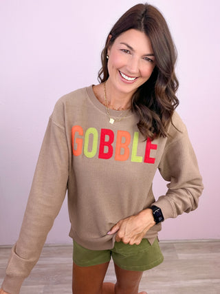 Gobble Cozy Cord Pullover