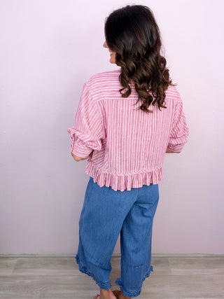 Sweet & Flowy Denim Pants