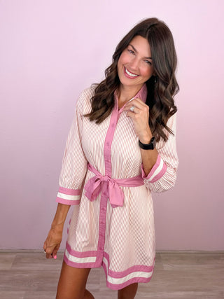 Sunday Social Dress (Pink)