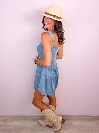 Ella Moments Tencel Denim Romper