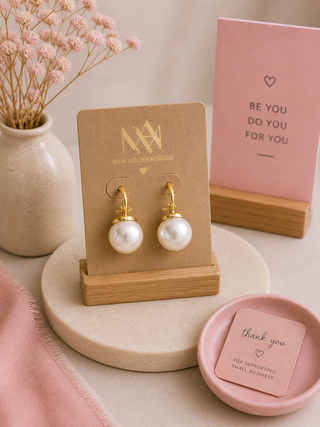 Classic Pearl Drop Earrings