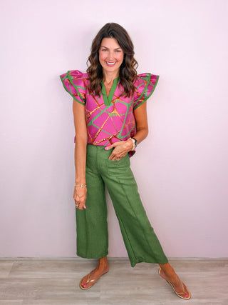 Elevated Essential Pants (Green)