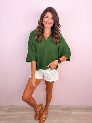 Quiet Luxury Top (Green)