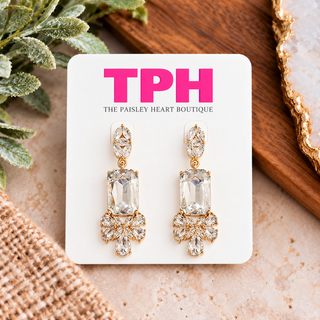 The Crystal Affair Statement Earrings