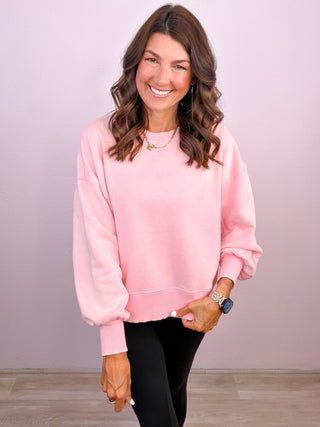 The Everyday Essential Sweatshirt - Pink
