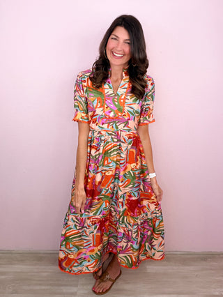 Paradise Found Midi Dress
