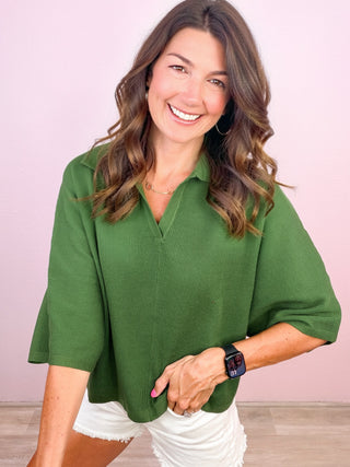 Quiet Luxury Top (Green)