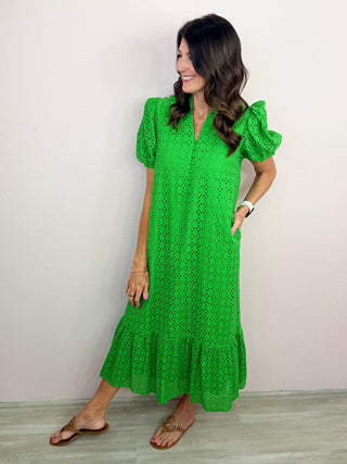Meadow Whisper Midi Dress