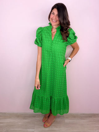 Meadow Whisper Midi Dress