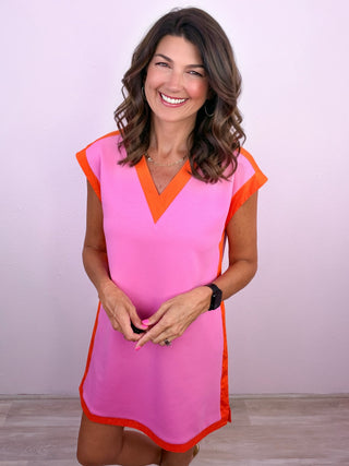 Go To Charm Dress (Pink)