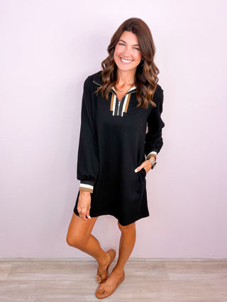 On the Go Zip Front Dress