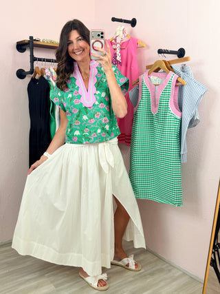 Floral Pop Top