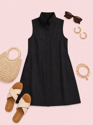 Signature Shift Dress (Black)