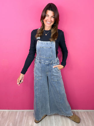 Effortless Agenda Denim Overalls