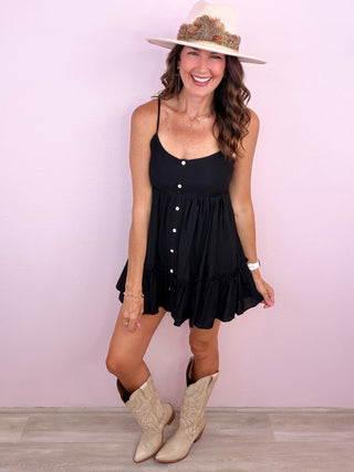 Simply Chic Tiered Dress With Hidden Shorts
