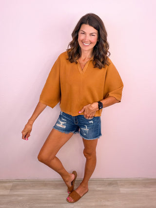Quiet Luxury Top (Camel)