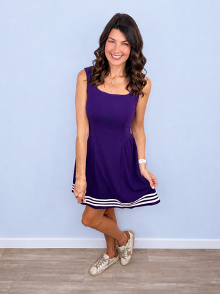 Game Day Cheer Dress (Purple)