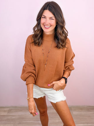Always In Style Sweater (Camel)