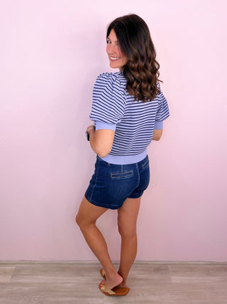 Everyday Preppy Top (Lavender)
