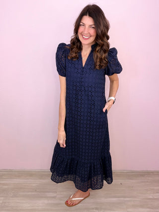 Meadow Whisper Midi Dress