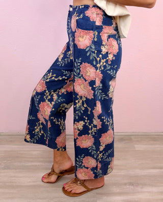 Floral Statement Denim