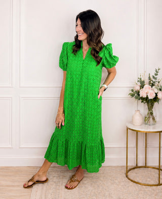 Meadow Whisper Midi Dress