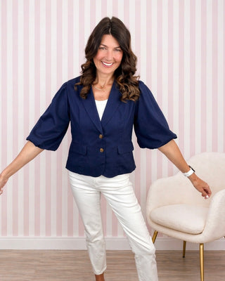Power Move Puff Sleeve Blazer