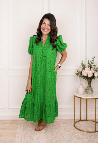 Meadow Whisper Midi Dress
