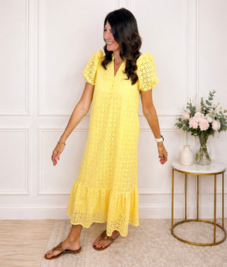 Meadow Whisper Midi Dress