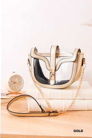 Clear Saddle Bag
