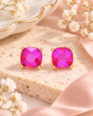 Bold Crystal Stud Earrings