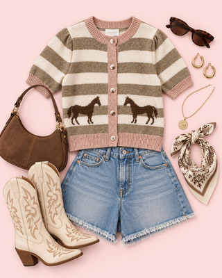 Rosy Ranch Cardigan
