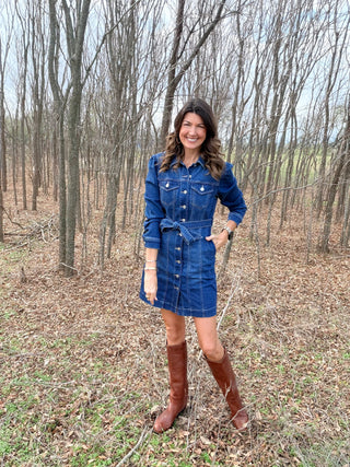 RISEN Denim Dress