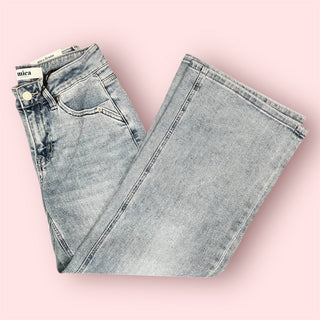 MICA Cropped Wide Leg Denim