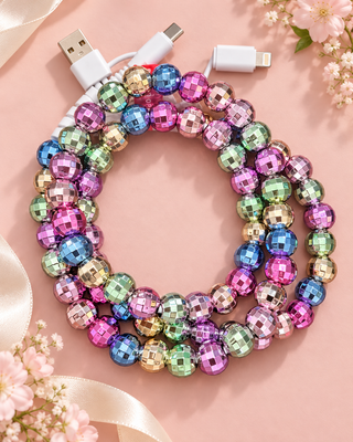 Erimish® Beaded Phone Charger Disco - 3.3'