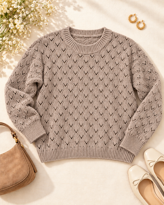 LOVESTITCH® Cozy Charm Chenille Sweater