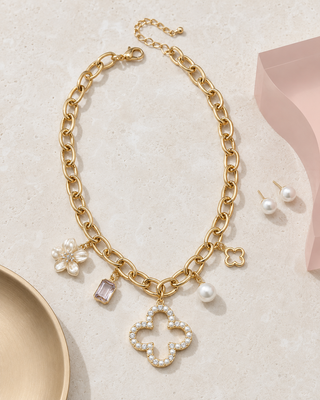 Golden Hour Charm Necklace