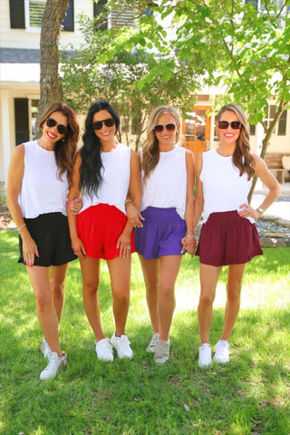 Sunny Strolls High Waisted Shorts