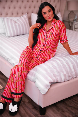 Savanna Soirée Ruffle Pajama Set