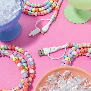 Erimish® Beaded Phone Charger Itallian Ice - 3.3'